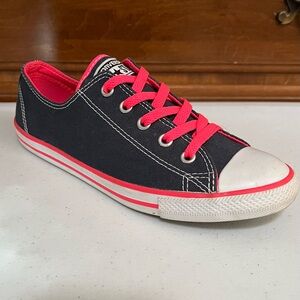 Converse CTAS Dainty Ox |  Navy Blue and Neon Pink